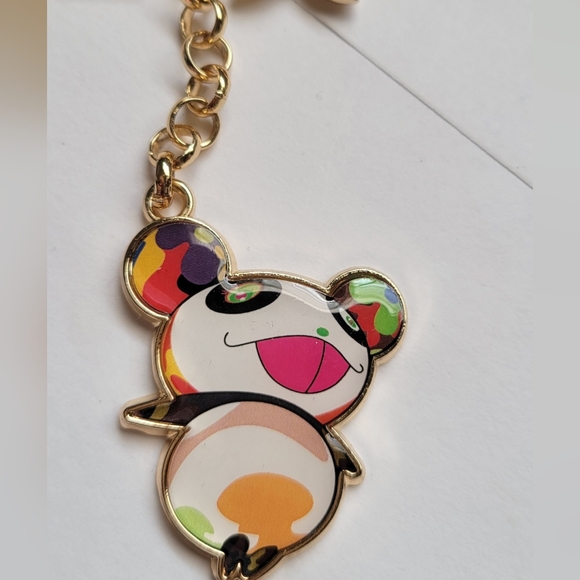 Fashion Gold and Multicolor Bear Key Holder - Picture 4 of 4